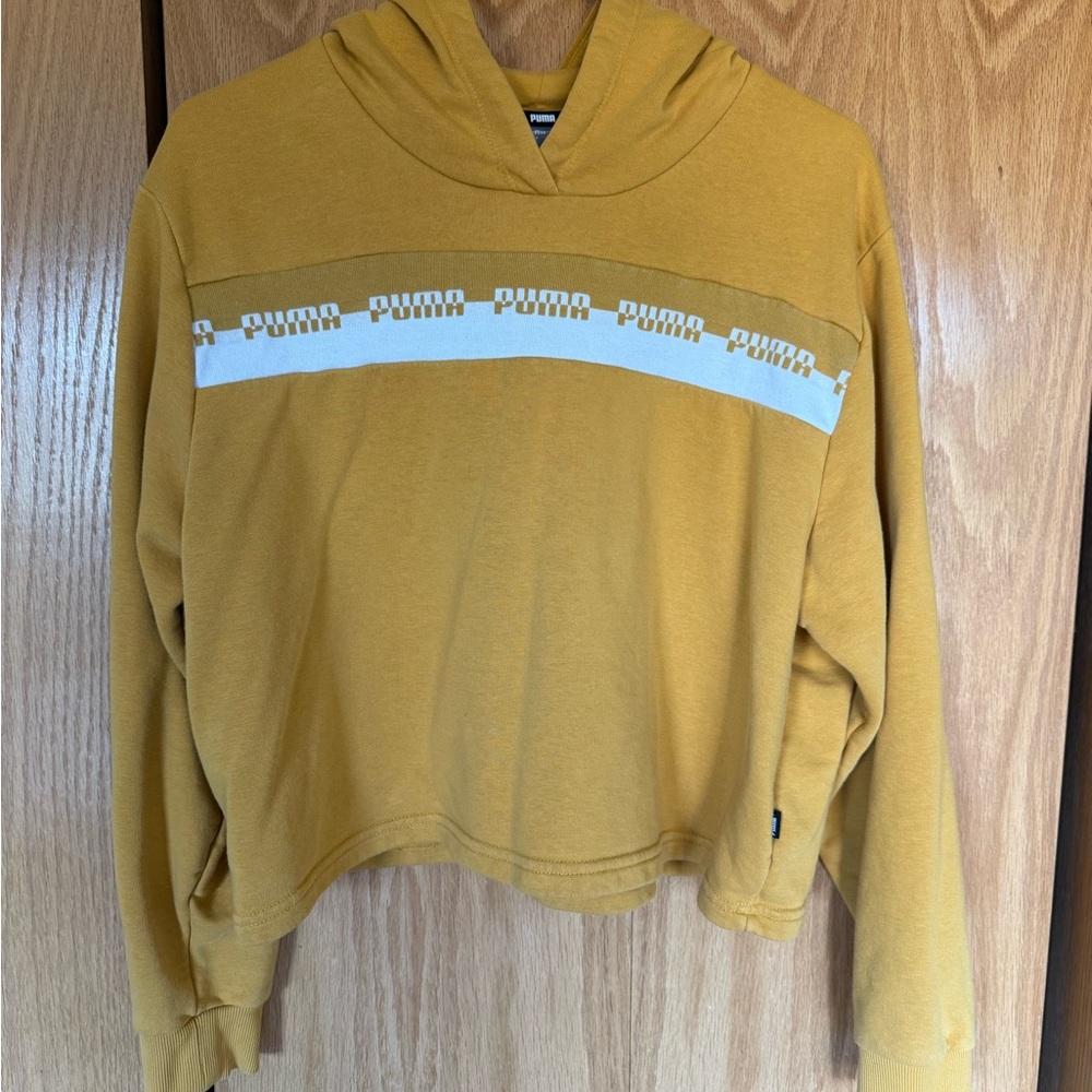 Puma Mustard Yellow Hoodie